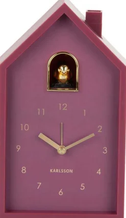 Réveil matin en plastique Cuckoo Oro (Mauve foncé)