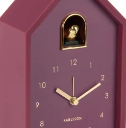 Réveil matin en plastique Cuckoo Oro (Mauve foncé)