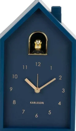 Réveil matin en plastique Cuckoo Oro (Bleu foncé)