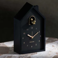 Réveil matin en plastique Cuckoo Oro (Noir)