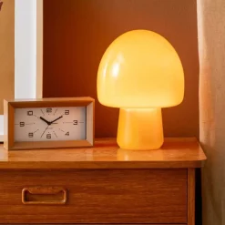 Réveil matin rectangulaire Lujo (Marron)