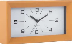 Réveil matin rectangulaire Lujo (Jaune)