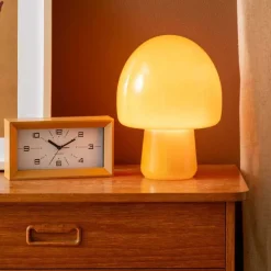 Réveil matin rectangulaire Lujo (Jaune)