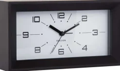 Réveil matin rectangulaire Lujo (Noir)