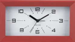 Réveil matin rectangulaire Lujo (Rouge)