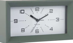 Réveil matin rectangulaire Lujo (Vert)