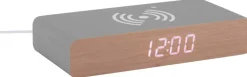 Réveil matin Retro Flat led (Gris souris)