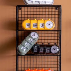Réveil Retro Tube Calendar Flip (Vert)