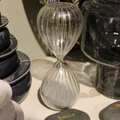 Sablier en verre strié 15 min