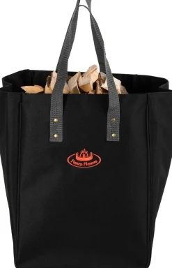 Sac à bûche en tissu Flames