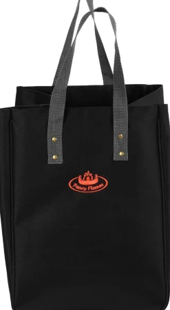 Sac à bûche en tissu Flames