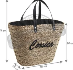Sac cabas Corsica en jonc de mer