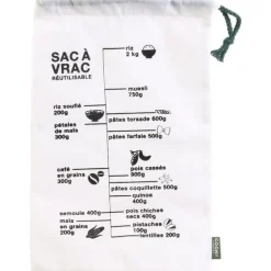 Sac gradué réutilisable Green attitude