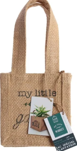 Sac à plantation en jute plastifiée My Little Market (10 cm)