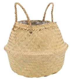 Sac rond en jonc de mer pliant (Diamètre 35 cm)
