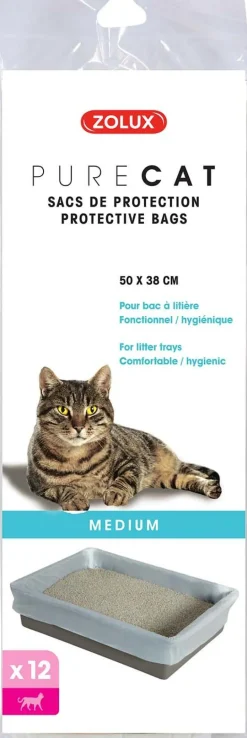 Sacs de protection pour litière 50x38cm (Lot de 12)