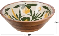 Saladier en bois de manguier 35 cm Sofia