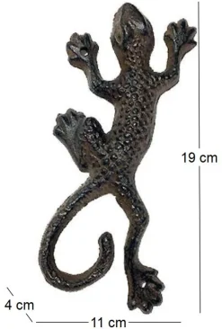 Salamandre en fonte 11x4x19 cm