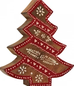 Sapin en manguier rouge et blanc