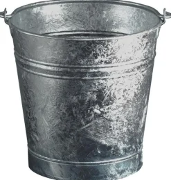 Seau en acier galvanisé (13 litres)