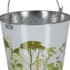 Seau en métal avec décor Herbe (9 litres)