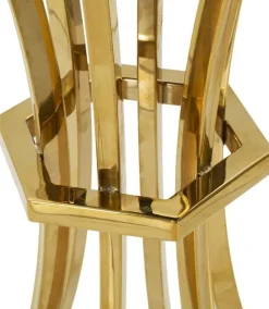 Sellette en métal et verre Shanty (40 x 81 cm)