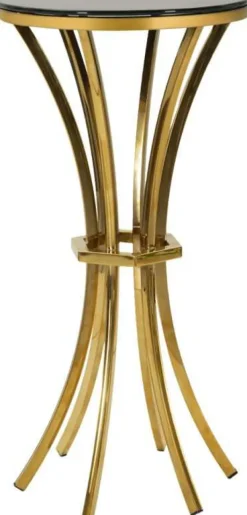 Sellette en métal et verre Shanty (40 x 81 cm)