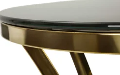 Sellette en métal et verre Shanty (40 x 81 cm)