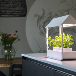 Serre avec lampe de croissance design (Blanc)