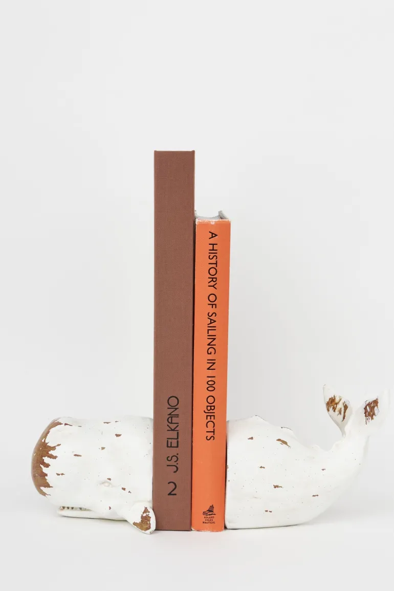 Serre-livres en bois Cachalot 25 x 12 cm