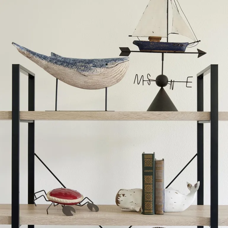 Serre-livres en bois Cachalot 25 x 12 cm
