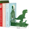 Serre-livres en métal Jurassic