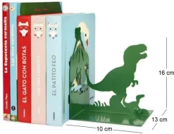 Serre-livres en métal Jurassic