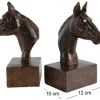 Serre-livres tête de cheval (Lot de 2)