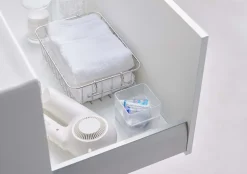 Set de 2 boîtes de rangement empilables Tower (8 x 8 x 3,7 cm)