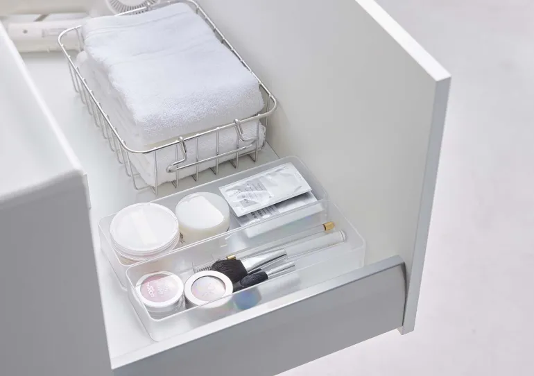 Set de 2 boîtes de rangement empilables Tower (24 x 8 x 3,7 cm)