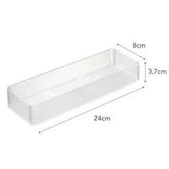 Set de 2 boîtes de rangement empilables Tower (24 x 8 x 3,7 cm)