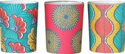 Set de 3 bougies parfumées Votives Batik