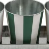 Set de 3 cache-pots en zinc Cabana 12 cm
