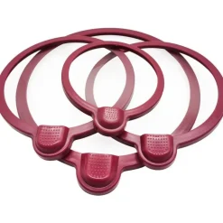 Set de 4 couvercles fraîcheur Green attitude (Bordeaux)