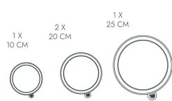 Set de 4 couvercles fraîcheur Green attitude (Gris)