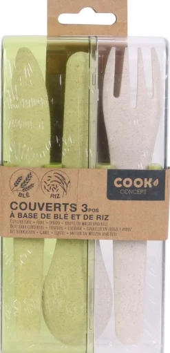 Set de couverts à emporter Eco concept (Vert)