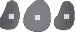 Set de 3 miroirs finition métallique Hubba