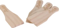 Set de 4 spatules à raclettes en bois