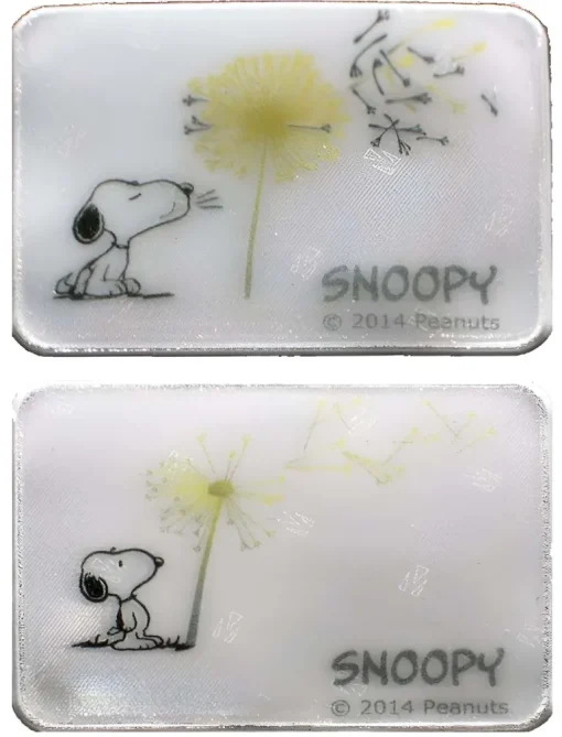 Set de 2 stickers réfléchissants Snoopy (Snoopy et Pissenlit)
