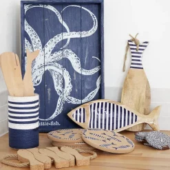 Set de table en liège Poissons 20 cm (Lot de 6)