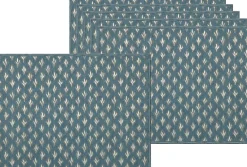 Set de table en vinyle 40 x 30 cm (Lot de 6) (Feuilles)