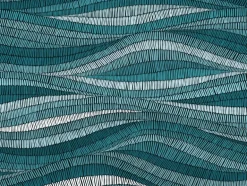 Set de table en vinyle 40 x 30 cm (Lot de 6) (Vagues)