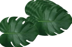 Set de table feuille tropicale en vinyle 44 x 34 cm (Lot de 6)