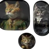 Set de 3 vide-poches en métal (Chats)